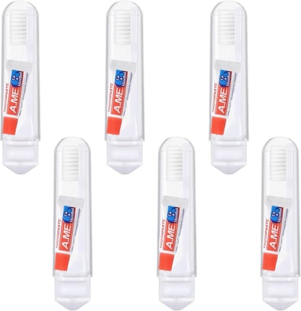 Solidchoice - Set van 6 Reisklare Zachte Tandenborstels