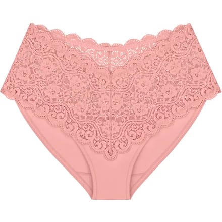 Triumph Amourette Maxi Dames slip - Kanten dames onderbroek - Microfiber - 38 - Roze
