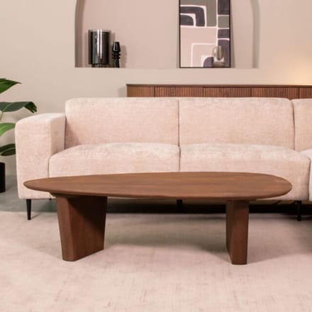 LABEL51 - Salontafel Wow - Bruin - 75x155x86cm