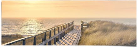 Poster Strandpad - 53 x 158 - Papier - REINDERS