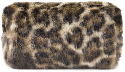 Zachte luipaard make-up tas
