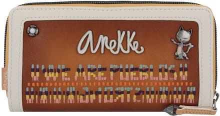 Anekke Menire Portemonnee RFID-bescherming 18.5 cm - Dames - Horizontaal - mehrfarbig