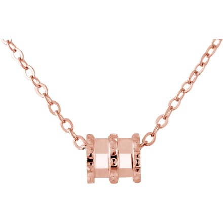 Vat zilver 925 roze vergulde ketting - liefde symbool
