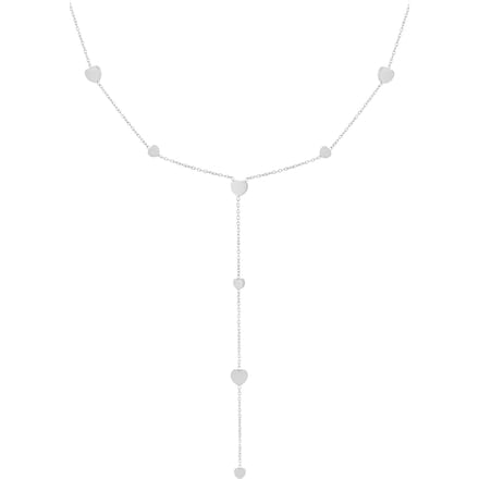 Amoura Drop Necklace - Zilverkleurig / Stainless Steel