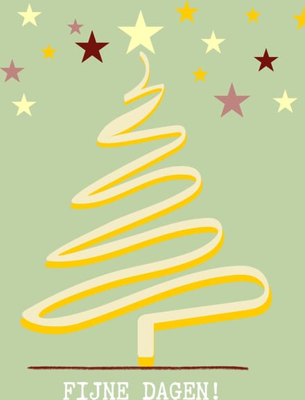 Lise Schrijft | Duurzame Kerstkaarten | 20 ansichtkaarten | met leuke sluitstickers | inclusief envelop |