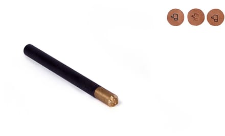 Leerstempel, rond 10mm