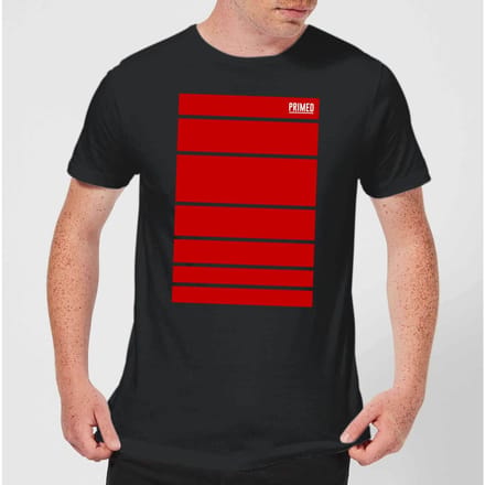 Primed Block T-Shirt - Black - 5XL