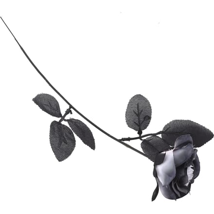 Levensechte Kunstbloem Simuleer Zwarte Rozen Kunst Rozen Buiten Decoratie voor Huizen gray