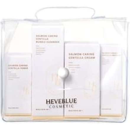 HEVEBLUE - Salmon Caring Centella Special Travel Kit Bag Set - Huidverzorgingsset