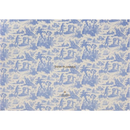 A-Journal - Weekplanner - Bureau - Toile de Jouy