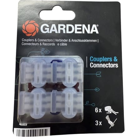 Gardena Verbindings (6x) & Aansluitstukken (3x)