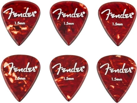 Fender Aero acrylic Plectrum 1.50 mm 6-pack