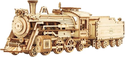 Houten 3D Puzzel Stoomtrein Model