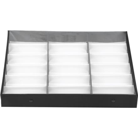 18 Vakken Brillen Etui Organizer Zonnebrillen Opbergdoos Sieraden Display Container gray