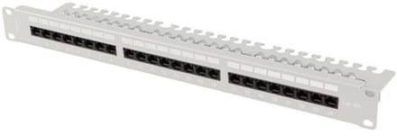 Patch Panel 24 UTP-Poorten Categorie 6 Lanberg PPUA-1124-S