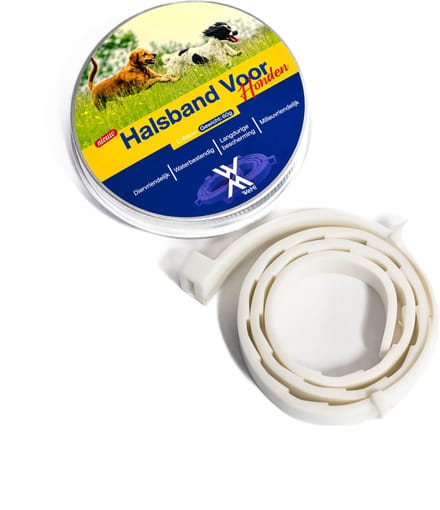 TeekShield Halsband - Hond/Puppy - Wit - Comfortabele Siliconen Halsband in Verstelbaar Design
