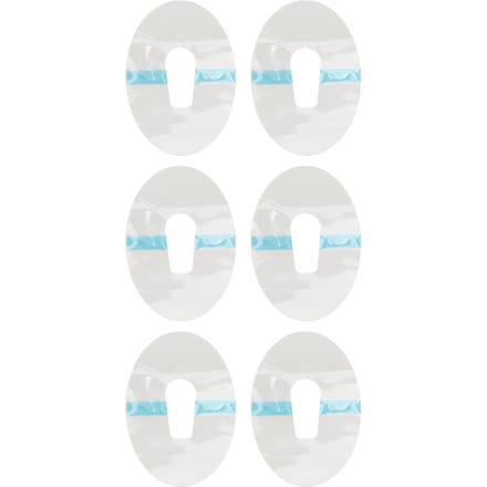 10pcs Autocollants de Sonde de Surveillance du Glucose Adhésif Imperméable Couverture de Capteur de Glucose Transparent white