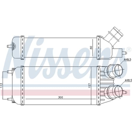Intercooler NISSENS 96613