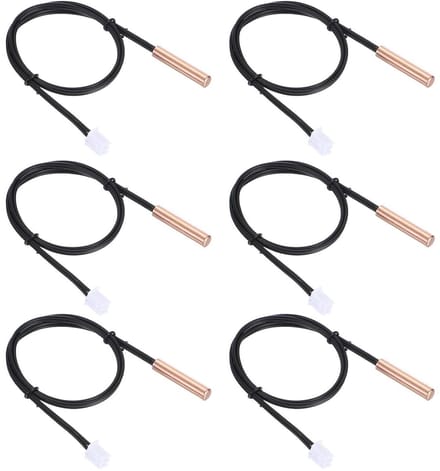 Temperatuursensor NTC - Temperatuursondes Temperatuurzender - Temperatuur Meten - Waterdichte Koperen Kop - 40cm Loodlengte - Niet gespecificeerd