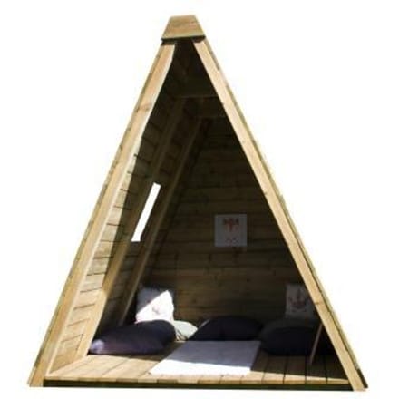 Wombat+ houten speelhuis Totem Schommels Schommels