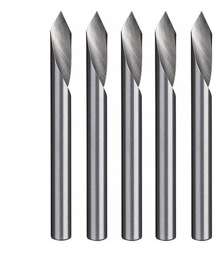 Graveer Bits Set - V Snijders - Precisie Graveren - Wolfraamstaal - 5 stuks - Metaal