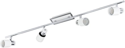 EGLO Davida - Plafondspots - 4 Lichts - Chroom, Wit