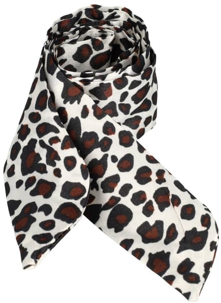Haarband Haarlint 85cm - Panter Print - Bruin Wit