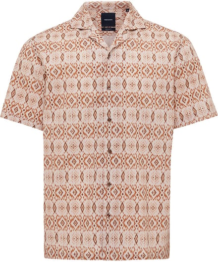 Tresanti EVIDIO Short sleeve ikat shirt Brick (TRSHJA416 - 405)