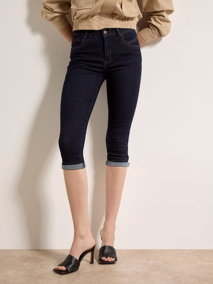 Sara skinny fit capri-jeans