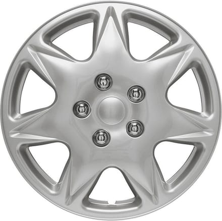 AutoStyle 4-Delige Wieldoppenset California 16-inch zilver