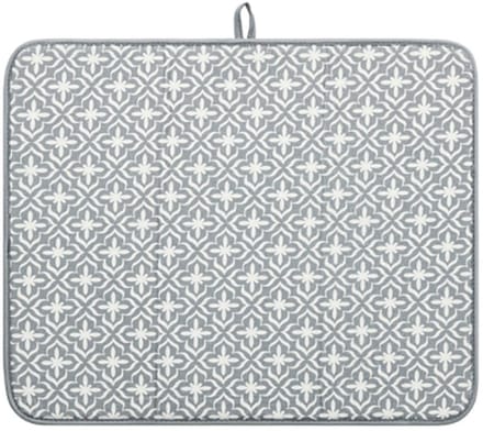 Dailygoods- Afwasmat Sneldrogend - Microvezel - Hittebestendig - Afdruiprek - 49x41 cm - Absorberend Materiaal - Afdruipmat