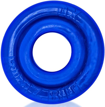 Oxballs - Rimz Big Softlips - Siliconen/TPR Cockring - Blauw