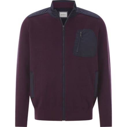 Babista herren Vest - 56/58 - donkerrood - Plus Size