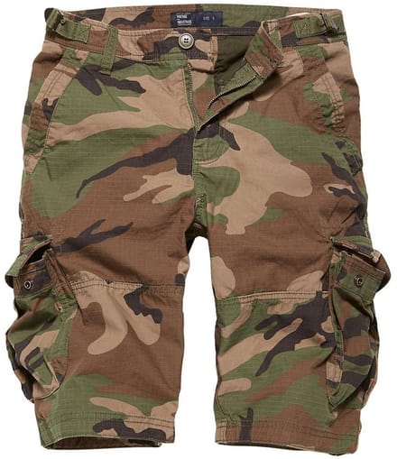 Vintage Industries Bermuda Cargostyle Terrance-short Woodland