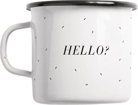 Typealive Emaille mok Hello? 300ml