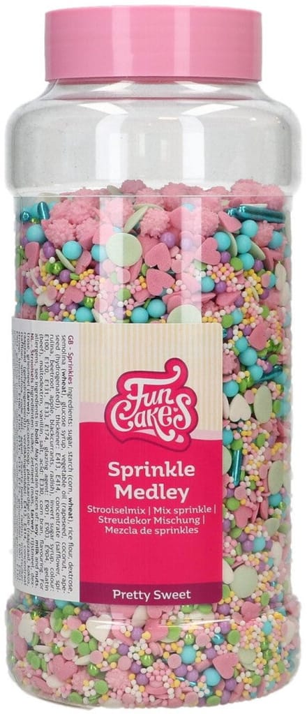 FunCakes Sprinkle Medley - Pretty Sweet - 600g - Eetbare Taartdecoratie