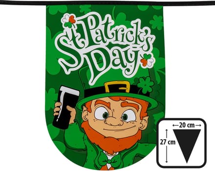 Boland - PE vlaggenlijn 'St. Patrick's Day' - Geen thema - Feestversiering - Themafeest