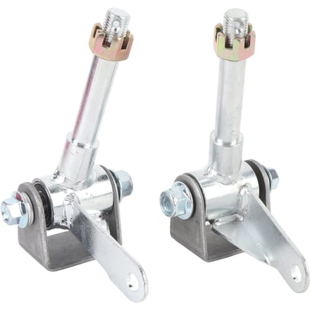 1 Paar M14 Voorwielnaaf Stuurhuis Spindels Staallegering Verbeterde Prestaties voor Drift Trike 4-wielers Quad white