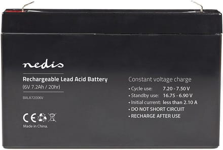 Nedis BALA72006V - UPS battery - Lead Acid - 7200 mAh