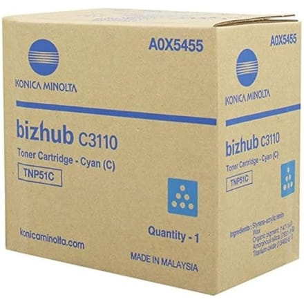 Konica Minolta A0X5455 Toner Cyaan