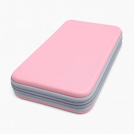 Purepeak CD Hoes Opbergmap - DVD Hoesjes Case - Opslag voor 96 CD's - Auto Map - Roze