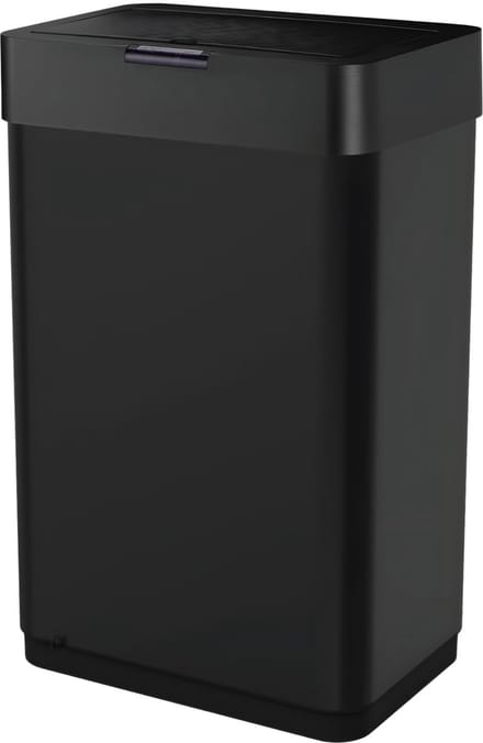 Azomor® Stijlvolle sensor vuilnisbak met dubbele compartimenten voor afvalscheiding