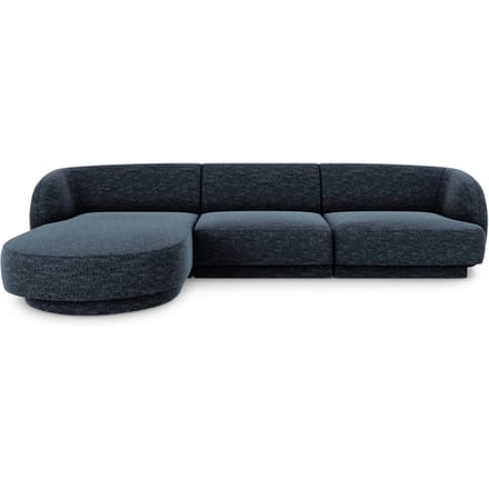 3.5-zitshoekbank Miley links chenille | Micadoni Limited Edition