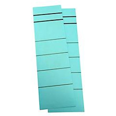 Rugetiket, rugbreedte 60 mm, zelfklevend, 10 stuks, blauw