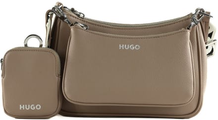 HUGO Schoudertas Bel Multi Crossbody Bag Beige
