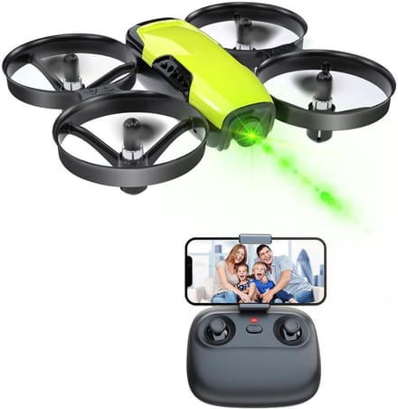 Thuys – Drone Kind – Voor Kinderen – Kinder Drone – Geel – 14cm x 12cm x 4cm