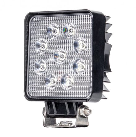 Led werklamp 27 watt ECE R10 gekeurd met 7 meter kabel geschikt voor 12V en 24 Volt