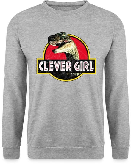 Jurassic World Raptor Clever Girl Sweater Heren