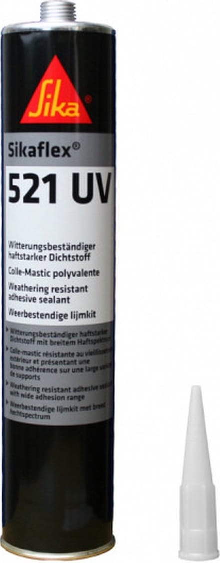 SIKA Hybride Plamuurlijm Sikaflex 521 UV - Wit - 300ml