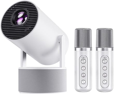Draagbare Mini Projector - Slimme Beamer - Thuisbioscoop - Automatische Keystone Correctie - 130 inch Beeld